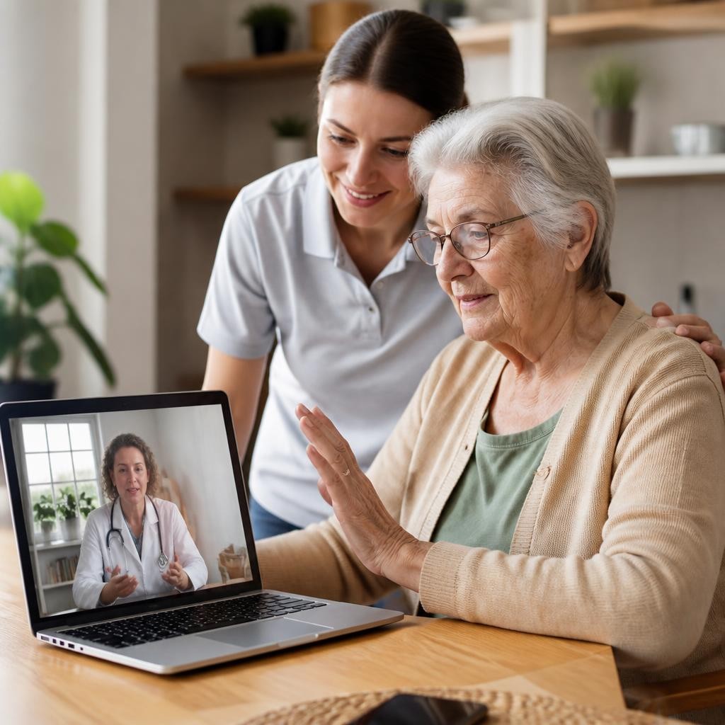 Consulta online com cuidador: como preservar a autonomia do paciente?