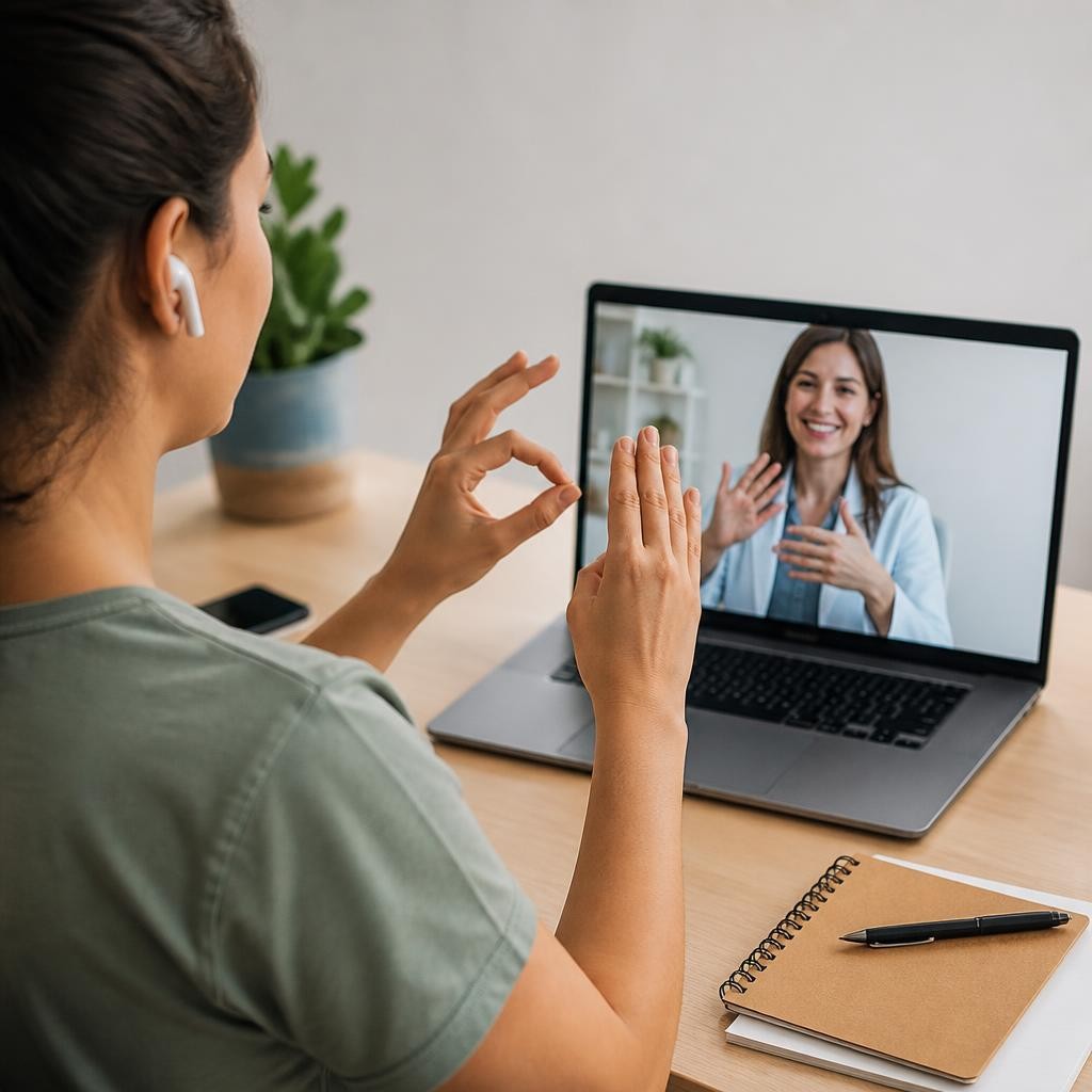 Consulta online para pessoas surdas: como preparar a comunicação?