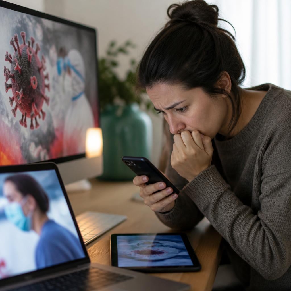 Ansiedade com notícias de saúde: como reconhecer a busca compulsiva?