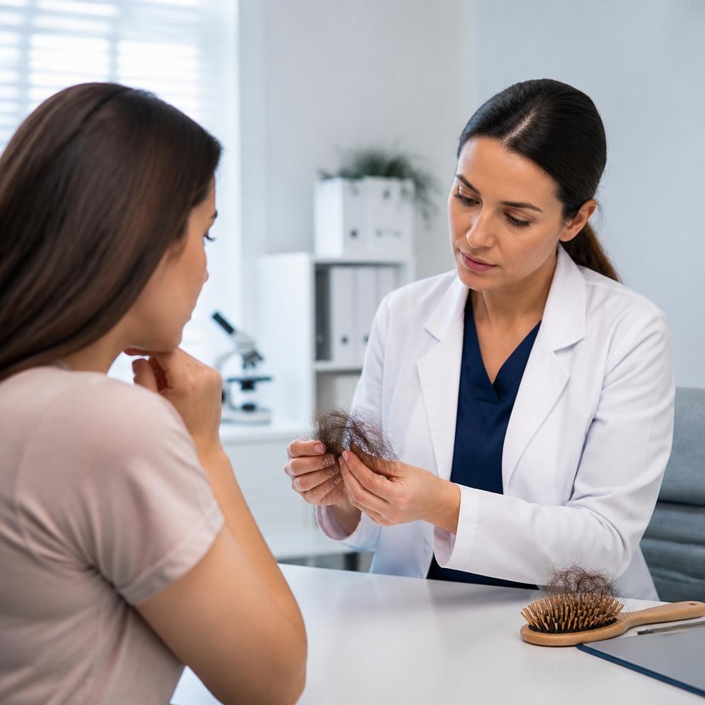 Queda de cabelo repentina: o que levar para a avaliação médica?