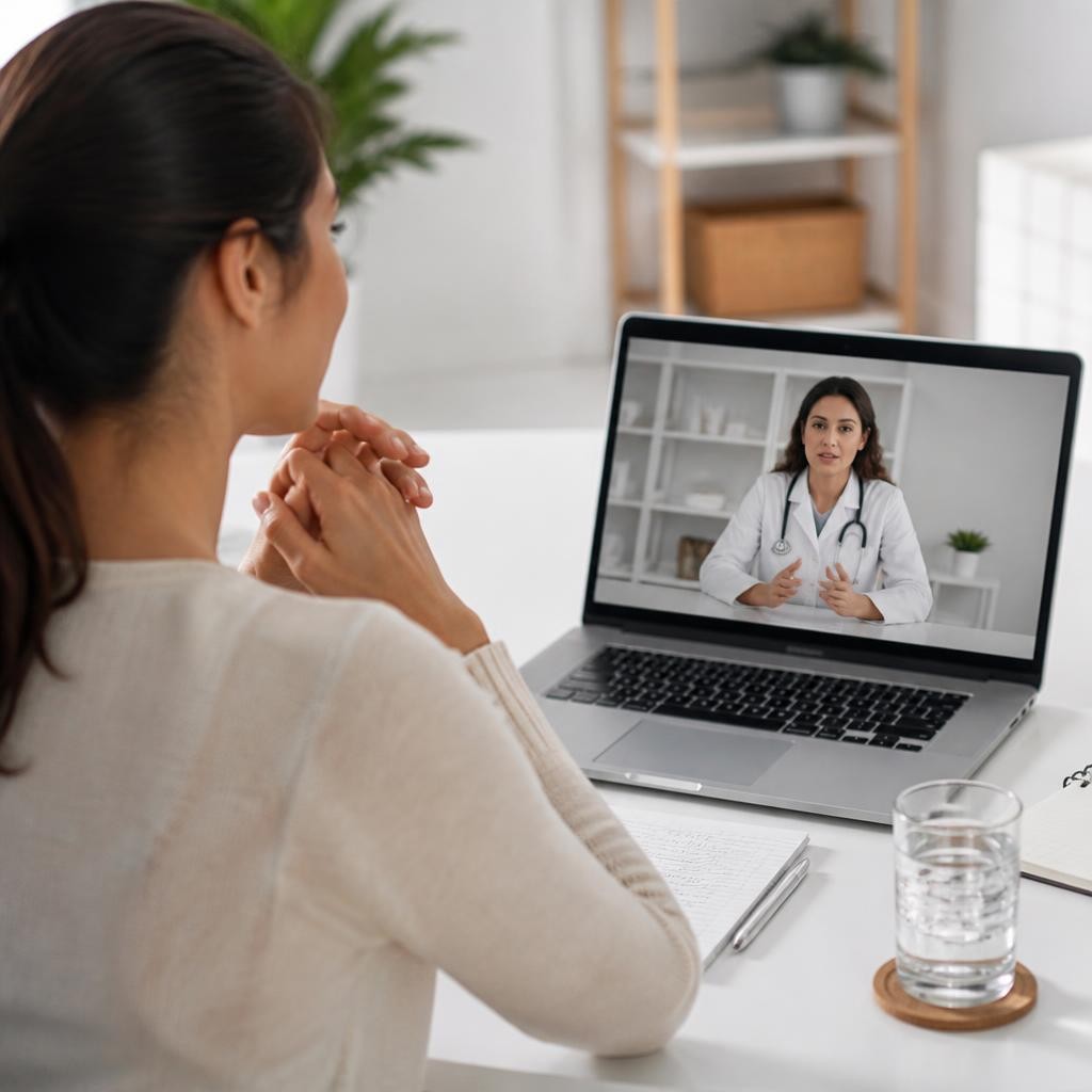Como funciona o agendamento e preparo para consultas por telemedicina?