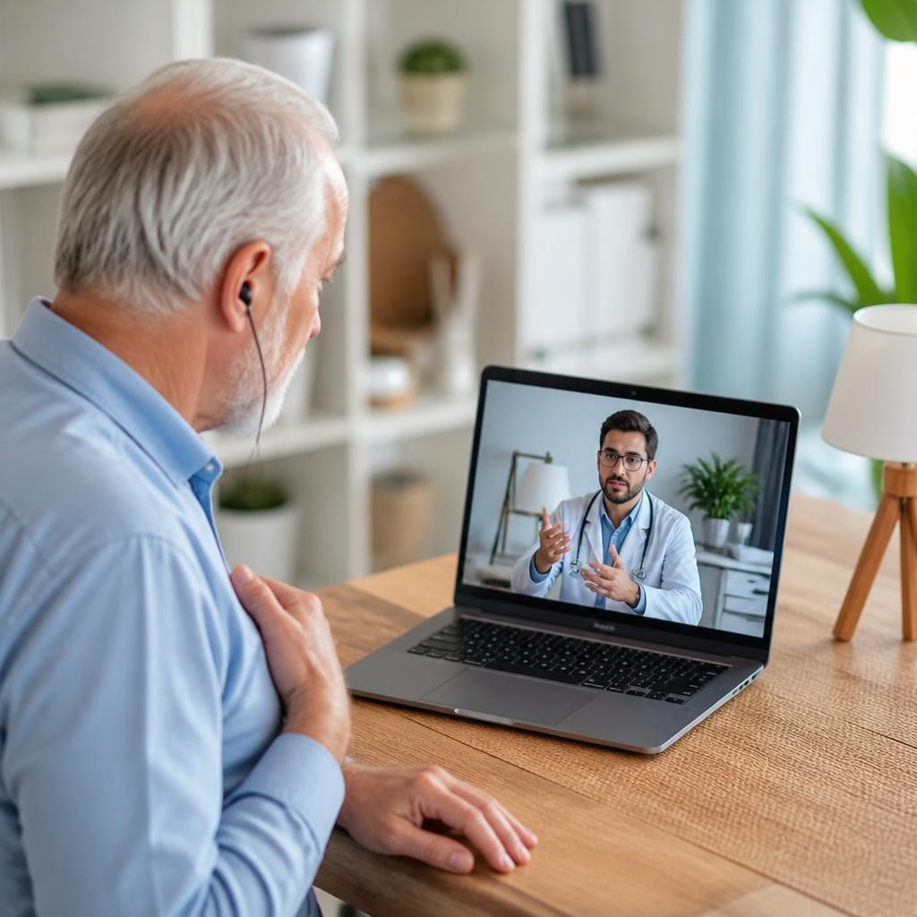 Quais sintomas cardiovasculares podem ser acompanhados com teleconsulta segura?