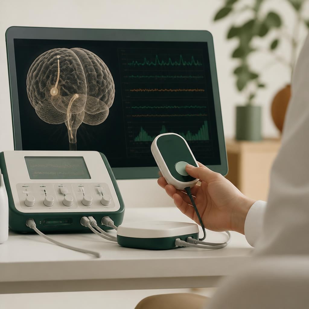Como é a programação do estimulador depois da cirurgia de DBS