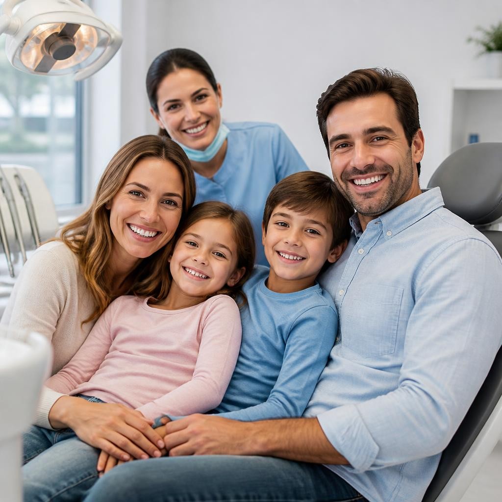 Quais são as vantagens de contratar um plano odontológico familiar para toda a família?