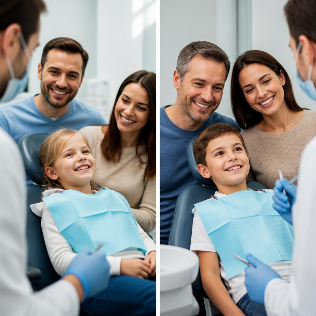 Quais são as diferenças entre planos odontológicos familiares com e sem coparticipação?