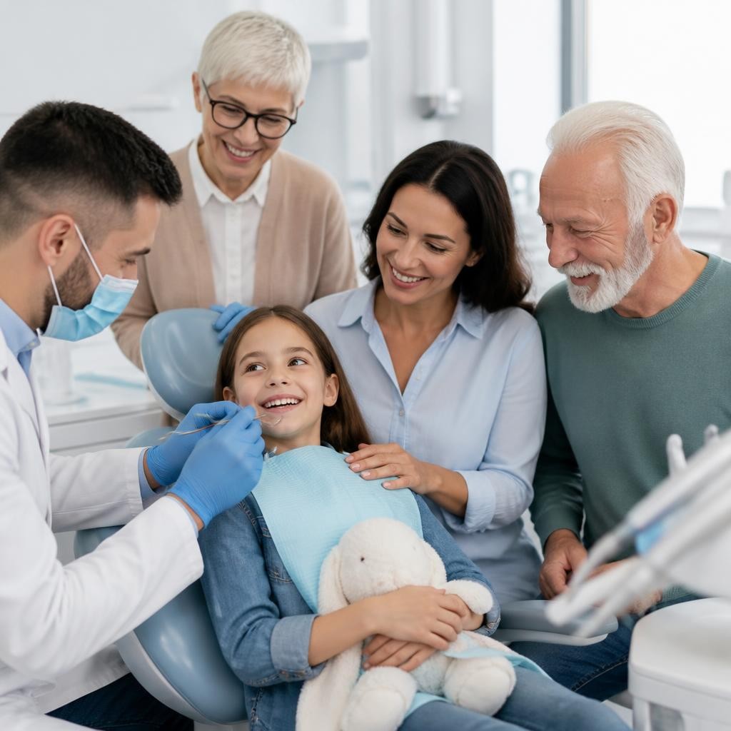 Quando o plano odontológico familiar é indicado para quem tem filhos e idosos?