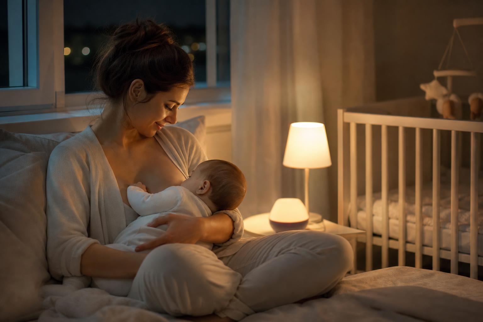 Como parar a amamentação noturna sem choro em 7 dicas