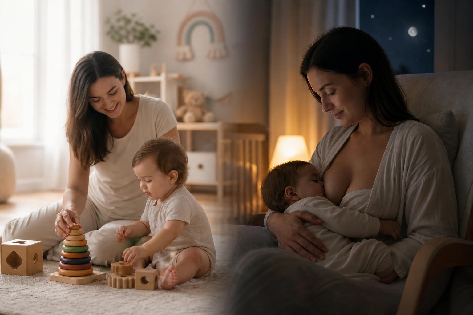 Como equilibrar desmame diurno e amamentação noturna sem traumas