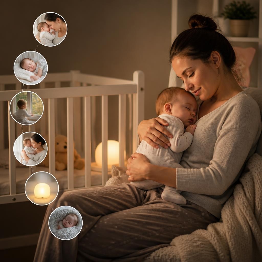 6 etapas para implantar o desmame noturno afetivo sem lágrimas